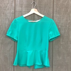 Pins & Needles Vibrant Green Blouse